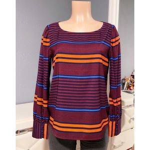 Express Long Sleeve Striped Top